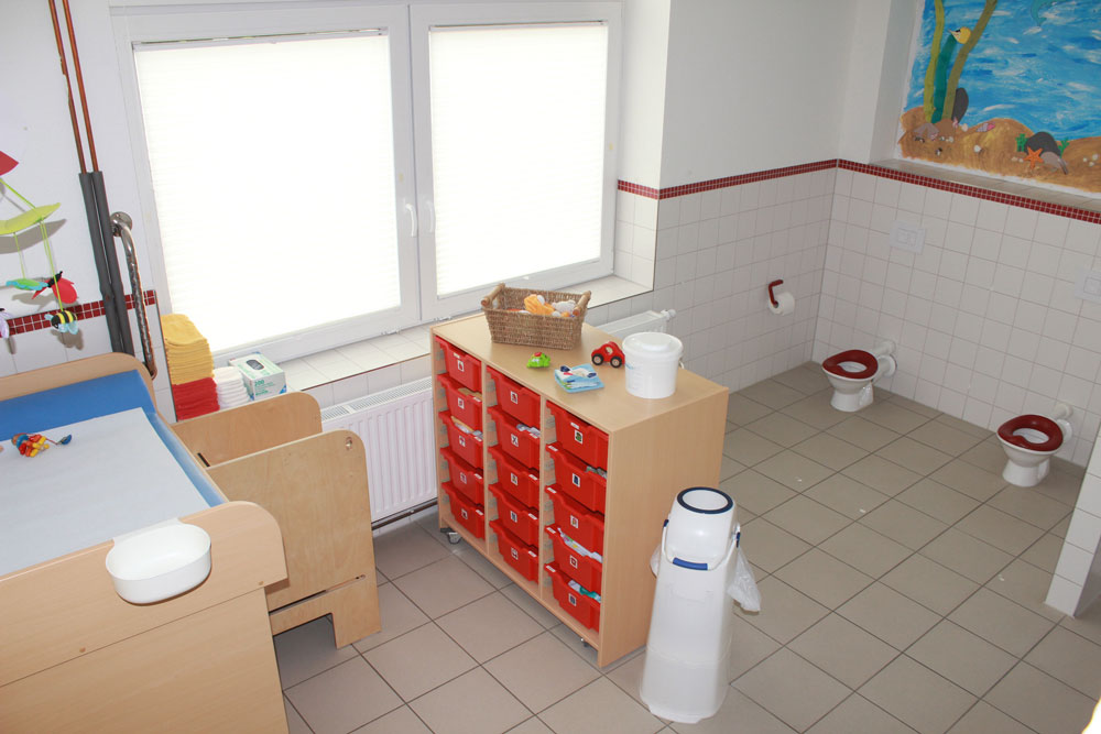 Waschraum Zwerge